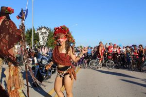 2016 Zombie Bike Ride, Fantasy Fest, Key West