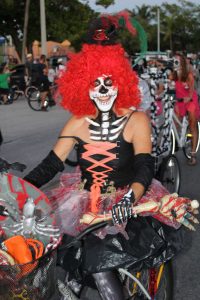 2016 Zombie Bike Ride, Fantasy Fest, Key West